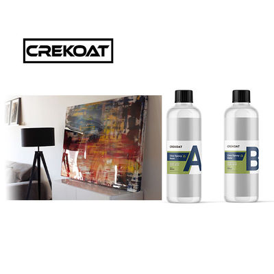 Dureza Bajo olor Resina epoxi clara Durabilidad No tóxica para la fabricación de joyas de arte