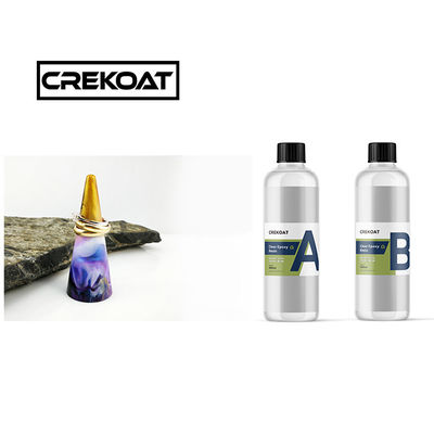 Claridad UV estable Resina epoxi clara inodora sin VOC para la mesa de fundición