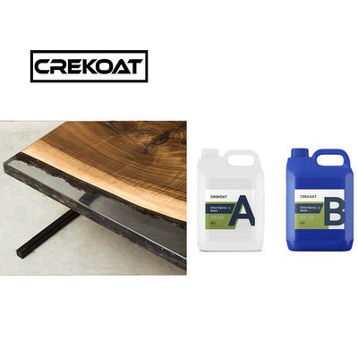 Policolor Exotérmico bajo Depósito profundo Resina epoxi Bajo olor Mesa de río Alto brillo