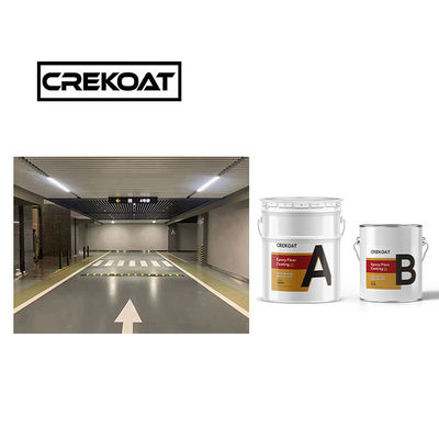 Revestimiento industrial de suelo epoxi basado en disolventes Crekoat para pisos domésticos