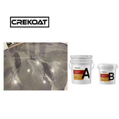 Pigmentos de revestimiento de suelos epoxi metálicos endurecidos no tóxicos pintura epoxi libre de COV