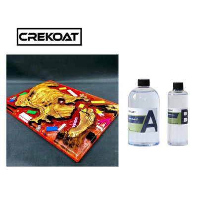 Olor bajo Art Jewelry Epoxy Resin Fast que cura a Crystal Clear Glass Like Finish