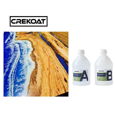 El tiempo de curado lento profundamente vierte la resina de epoxy para la sobremesa moldea de madera