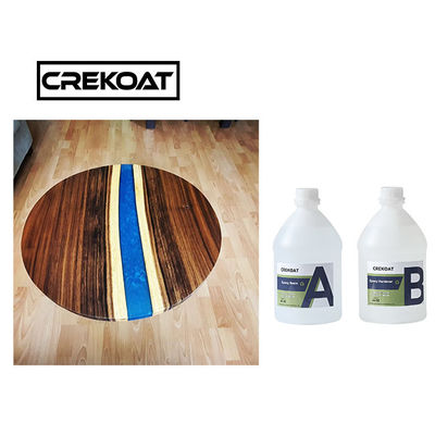La sustancia química resiste la resina echada profunda dura de Crystal Clear Epoxy Resin Rock para la tabla