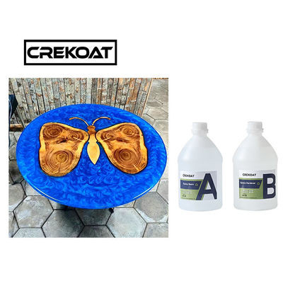 Resina de epoxy de madera Art Resin resistente ULTRAVIOLETA cristalino de los tableros de la mesa