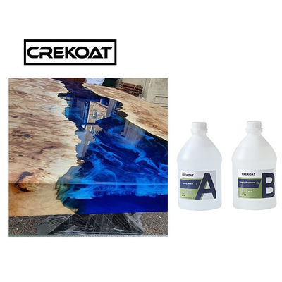 Ultra dar salida a 2 1 profundamente vierte la resina de epoxy para el río presenta resistencia de impacto