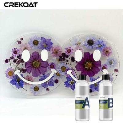 Epoxi acrílico transparente de alto brillo con resistencia mínima a las burbujas de aire y al moho