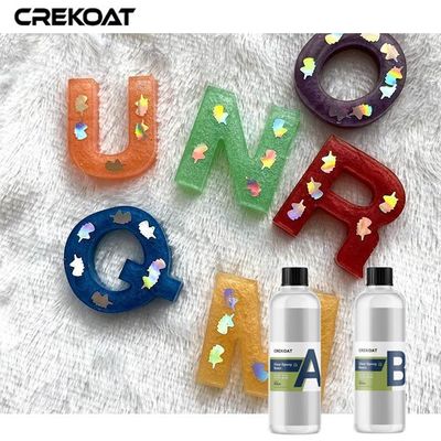 Materiales del metal del molde del silicón de Crystal Clear Epoxy Resin For