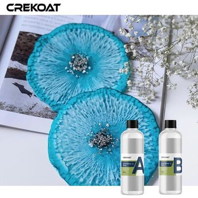 Tablero de la mesa claro de la plataforma de colada de la capa de la resina de epoxy del 1:1 con los pigmentos del color