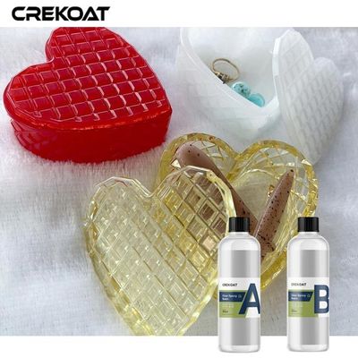 Crystal Clear Epoxy Resin For BPA que amarillea anti de capa de lanzamiento libremente