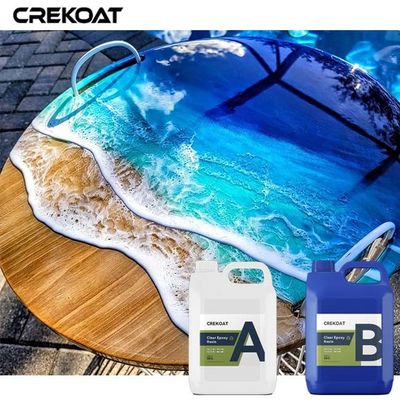 Resina epoxi clara no amarillenta para tabletas sin costuras