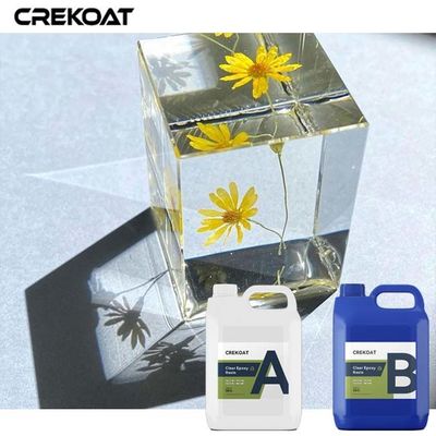 Resina epoxi de baja viscosidad cristalina clara y profunda para artesanías de resina DIY