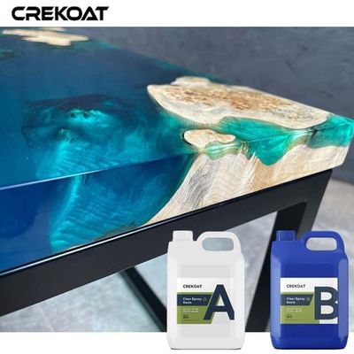 Crafted Clear Epoxy Resin Transform Wood Into Captivating Art High Glossy