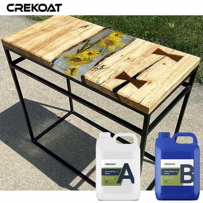 El bastidor de los 5CM profundamente vierte la resina de epoxy para el río presenta la madera de los muebles