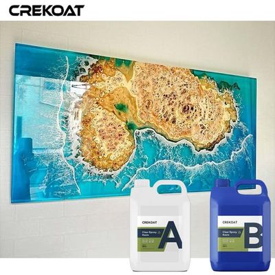 4 pulgadas profundamente vierten la resina de epoxy que el río resistente ULTRAVIOLETA presenta la resina