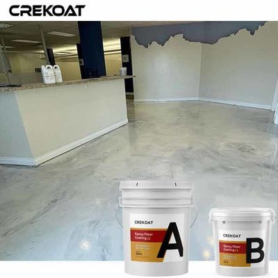 Resbalón de mármol de capa de la mirada del piso de epoxy metálico sólido del garaje del 100% no
