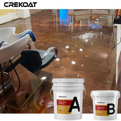 Abrigo de epoxy metálico de la capa del piso del resbalón anti higiénico usado en peluquerías