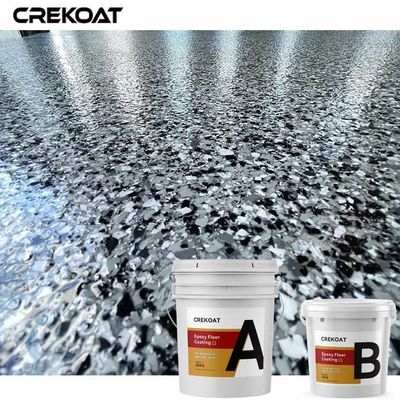 Piso azul de enlace superior Durability de mezcla de capa Naturally De Foaming del epóxido de la escama