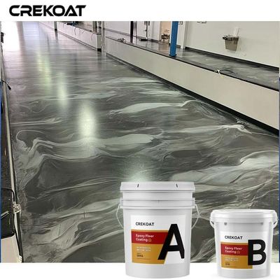 Gray Metallic Epoxy Floor Coating para la baldosa cerámica