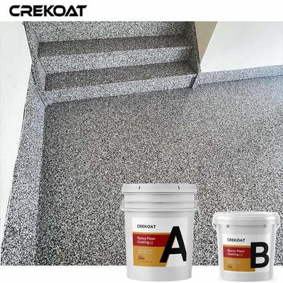 Superficie elegante rápida de Chip Epoxy Flooring High Gloss del vinilo que decubre