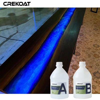 Resistencia UV avanzada Resina cristalina clara mejora la profundidad visual de la obra de arte