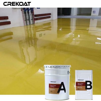 Revestimiento de suelo epoxi antideslizante a base de agua, respetuoso con el medio ambiente y bajo en COV