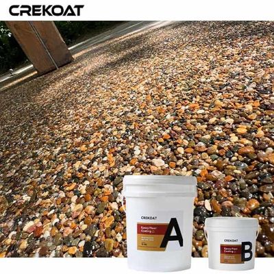 Permeable Surface Epoxy Stone Deck Coating Wide Range Of Colors And Aggregate