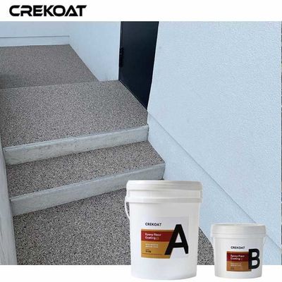 Suelos epoxi de piedra de piedra caliza lavados con resina de bajo mantenimiento