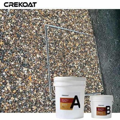 Quick Curing Pebble Stone Epoxy Anti-Microbial Surface For Improved Hygiene