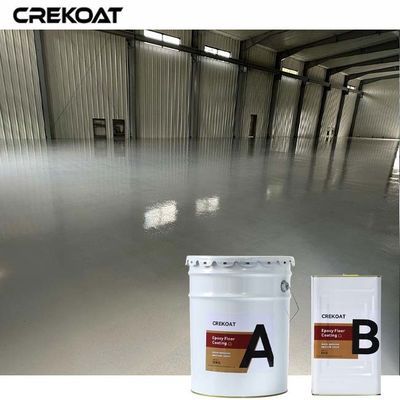 Heavy-Duty Industrial Epoxy Floor Coating With Standard Epoxy Topcoat
