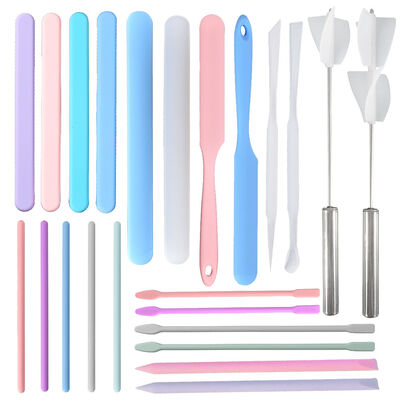 DIY glue dispensing tool, glue dispensing grinding tool, reusable non adhesive silicone stirring rod, cross-border exclusive supply