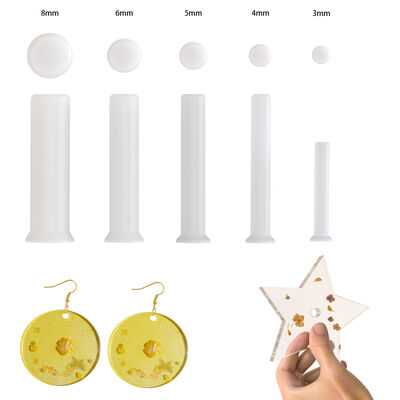 DIY dropper pendant keychain no drilling silicone hole nail compatible with 3/4/5/6/8mm hole nail