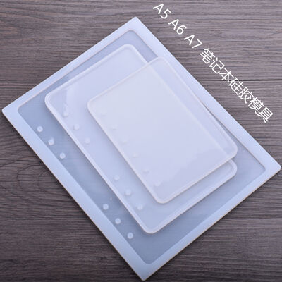 Molde de bricolaje, cubierta de portátil, molde de gotero de cristal, superficie de portátil A5 A6 A7, molde de silicona