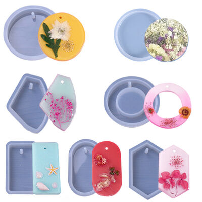 DIY Crystal Dropping Gel Mold Irregular Sweater Necklace Pendant Pendant Jewelry Silicone Mold