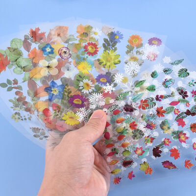 DIY crystal dropper molds, multiple flower materials, stickers, dropper materials, dropper fillers