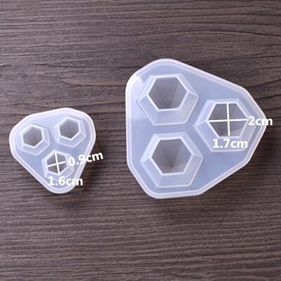 DIY handmade silicone mold, small diamond mold, hanging decoration pendant, diamond mold, drip glue mold