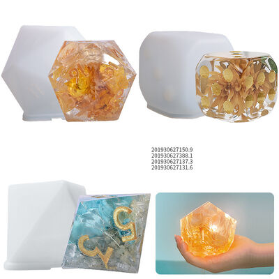 DIY Dice Mold Dropping Resin Aromatherapy Gypsum Candle Soap Pendant Table Silicone Mold