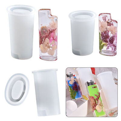 DIY Crystal Drip Glue Circular Love Diamond Pendulum Mold Silicone Mirror Decoration Pendant Mold