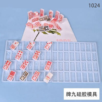 DIY crystal dropper mold, Domino's self-made personalized creation, a pair of Pai Jiu brand silicone molds