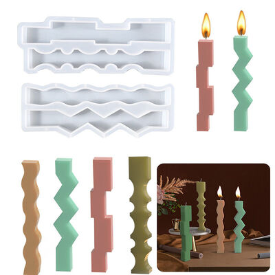 DIY Crystal Dropping Glue Mold Wave Bar Candle Silicone Mold Manufacturer Wholesale Recommendation