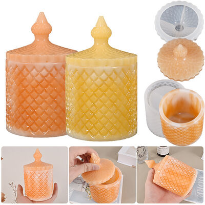 DIY Crystal Drop Glue European Roman Relief Storage Can Cut Surface Gypsum Storage Box Silicone Mold