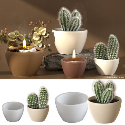 Cone shaped storage bowl, flower pot, potted plant, flower utensil, silicone mold, DIY aromatherapy candle cup, gypsum mold