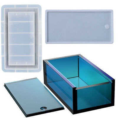 DIY Crystal Dropping Glue Mold Chess and Card Tissue Storage Box Silicone Mold Spot Wholesale