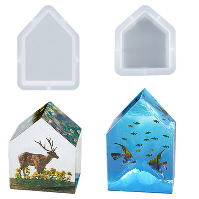 DIY crystal dropper grinding tools, house specimens, table decorations, silicone molds