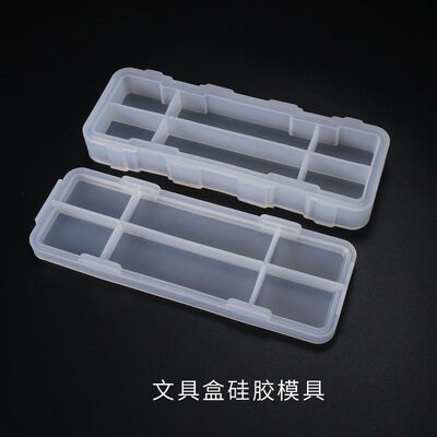 DIY Crystal Dropping Gel Mold Stationery Box Mold Learning Supplies Office Stationery Box Silicone Mold