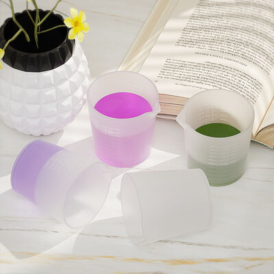 Dropping glue mixing tool cup DIY gypsum candle liquid capacity cup 50ml graduated silicone cup mold