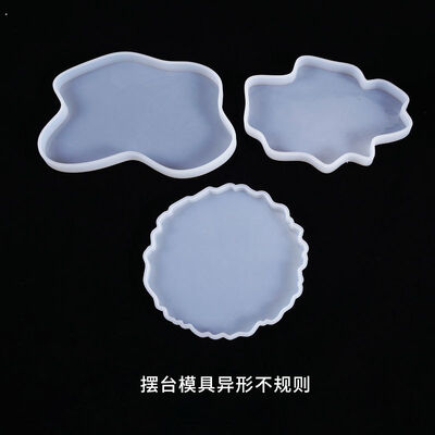 DIY crystal dropper mold, irregular coaster placement mold, decorative irregular silicone mold