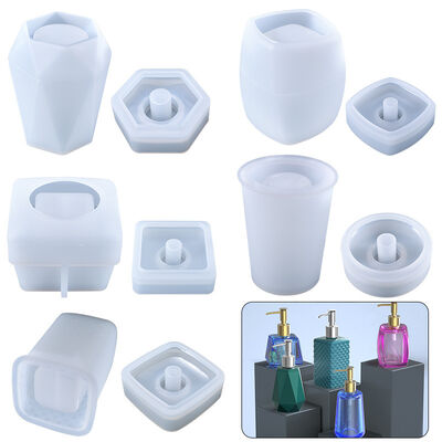 Diy crystal gel drop mold simple Nordic style lotion bottle aromatherapy bottle silicone mold manufacturer wholesale