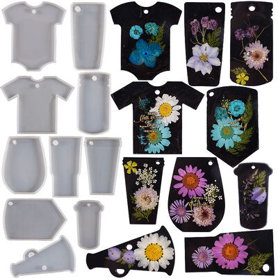 T-shirt bottle cup horn pendant hanging silicone mold DIY crystal drip glue aromatherapy gypsum grinding tool