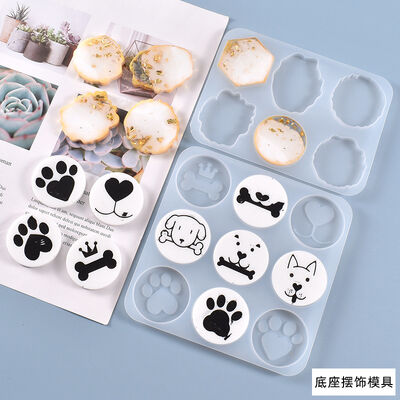 DIY dropper mold, mobile airbag bracket mold, pet bone irregular hanging silicone mold